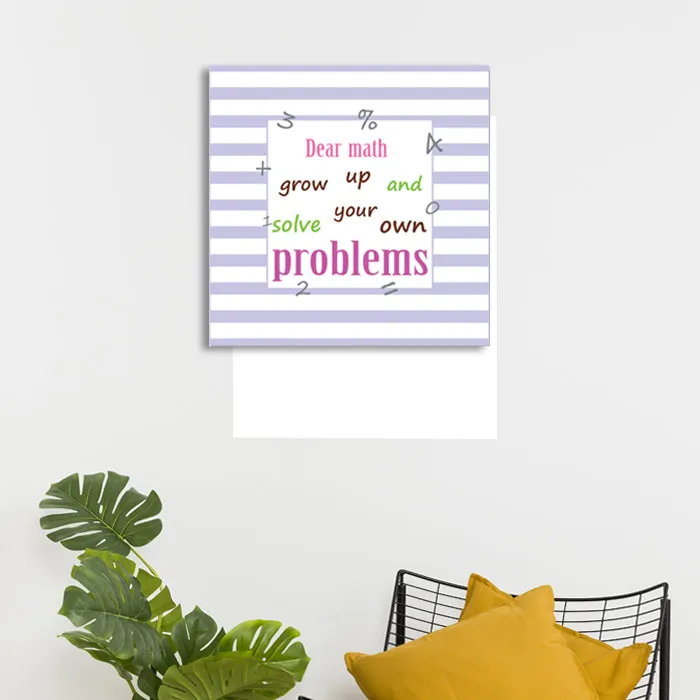 Study Theme Canvas For Wall