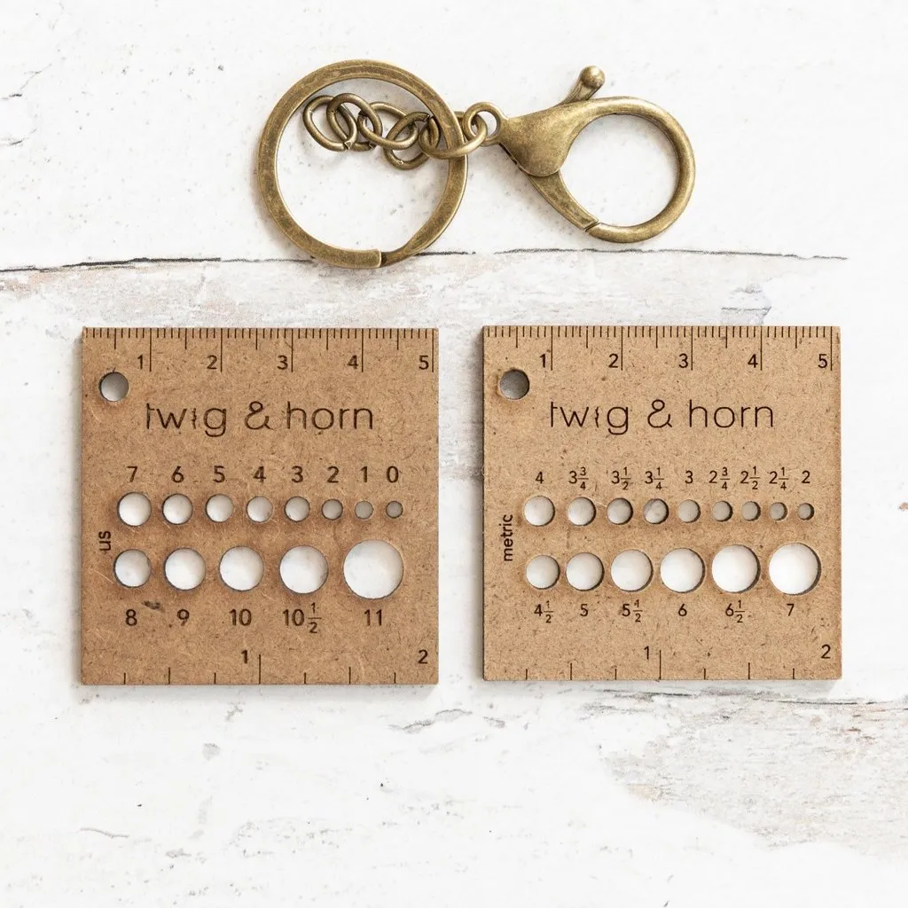 Twig & Horn - Gauge Ruler Keychain
