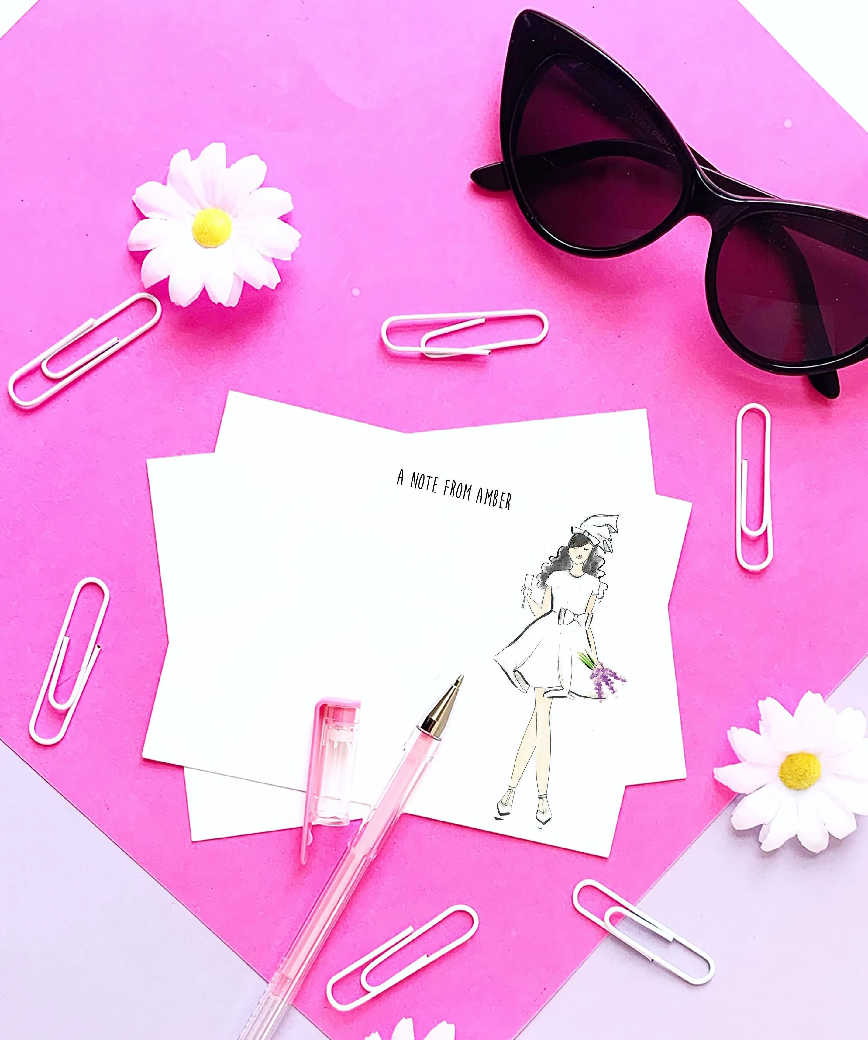 Vintage Bride Personalized Stationery