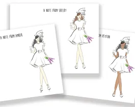 Vintage Bride Personalized Stationery