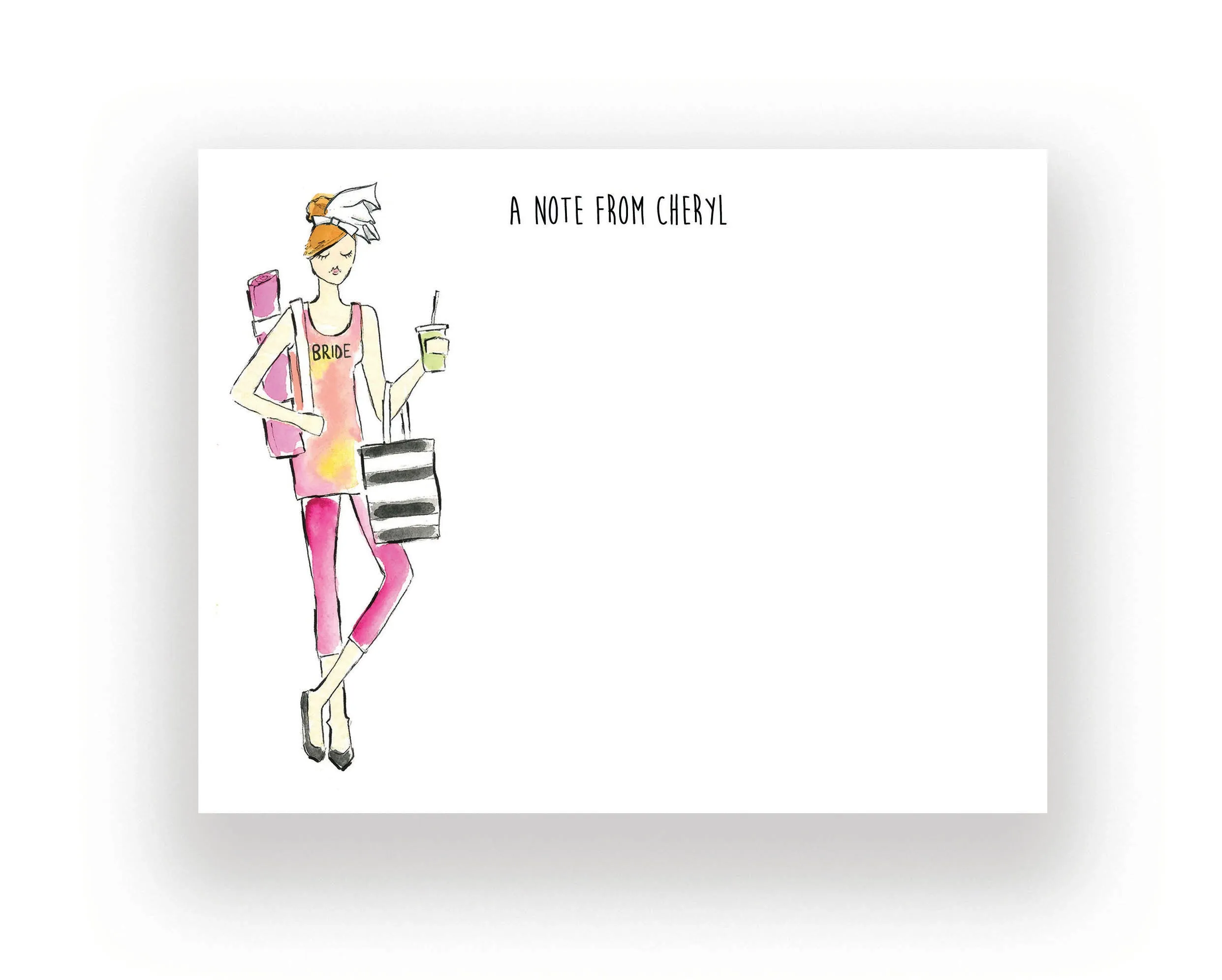 Wellness Bride Personalized Stationery