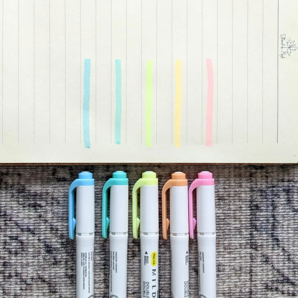 Zebra Mildliner Highlighters