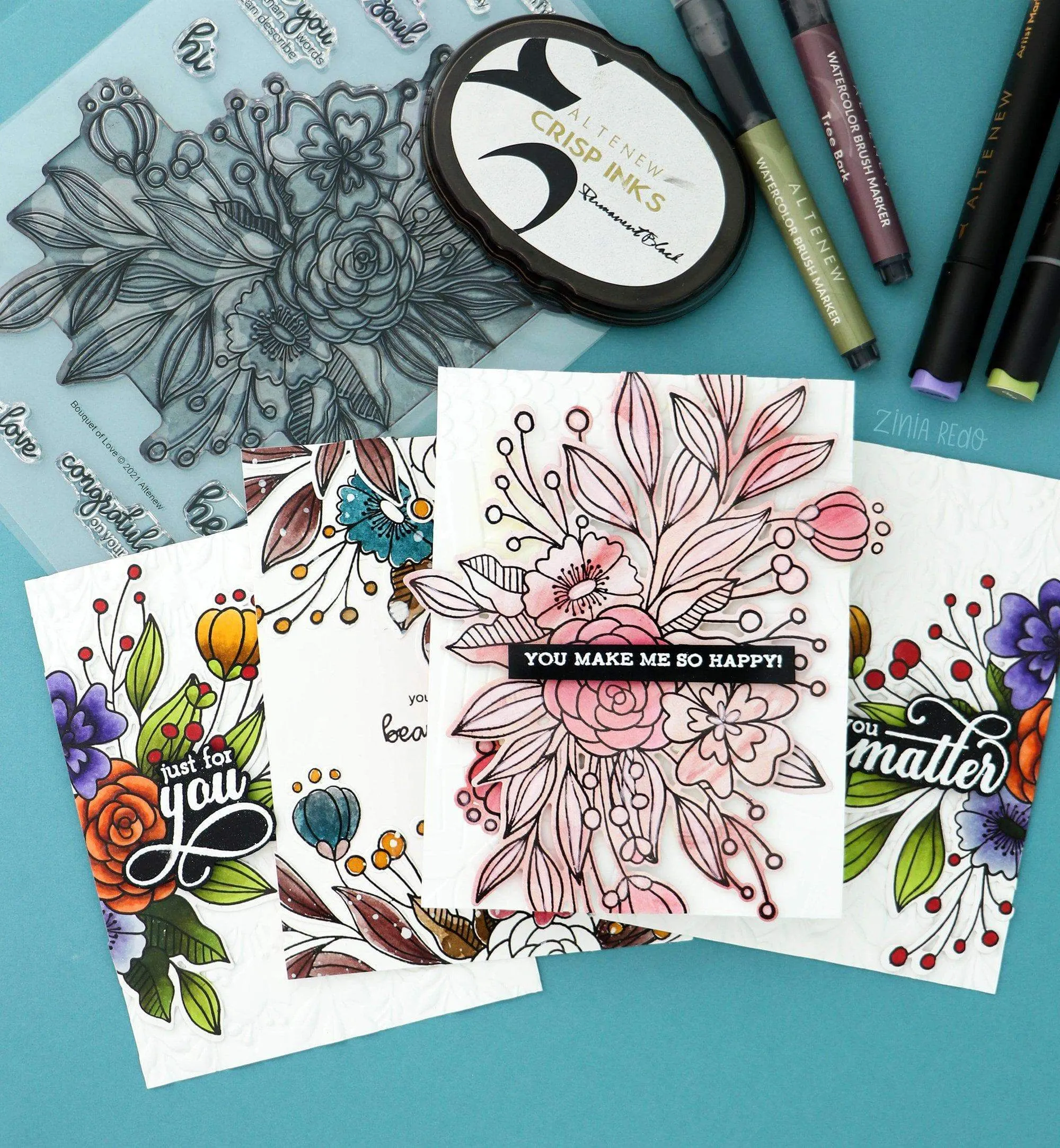 Zentangle Patterns 3D Embossing Folder